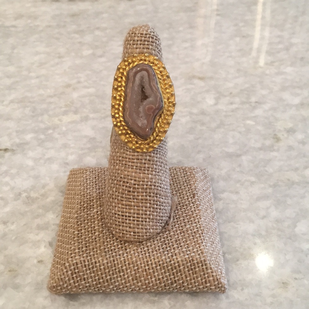 Lavender Agate Ring